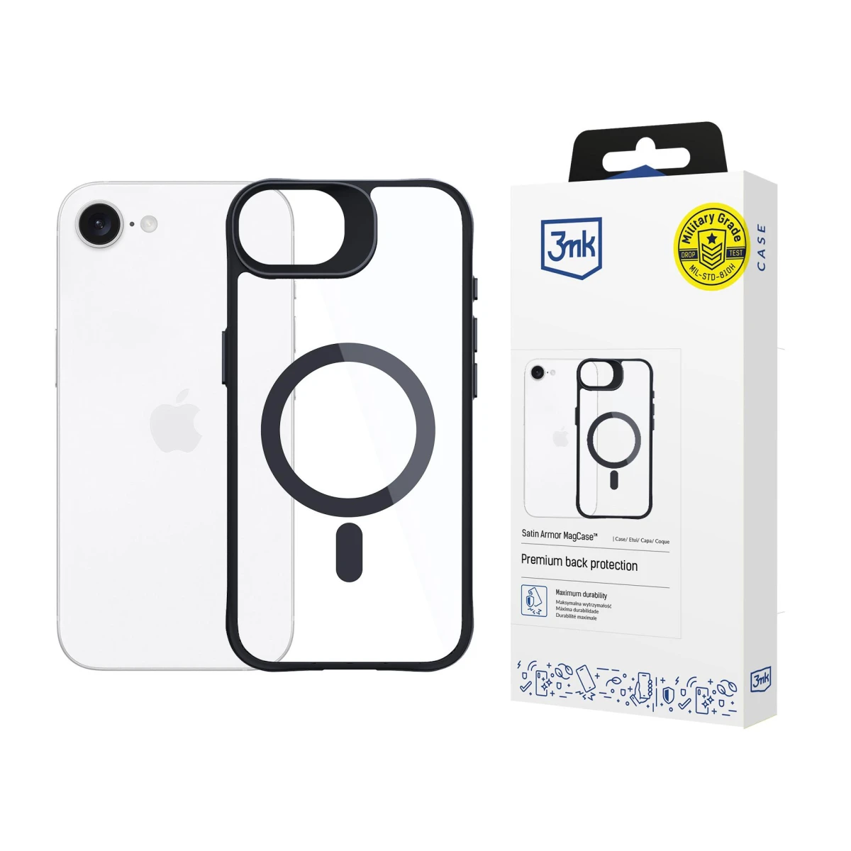 Apple iPhone 16E/ iPhone 17E - 3mk Satin Armor MagCase - usados y reacondicionados