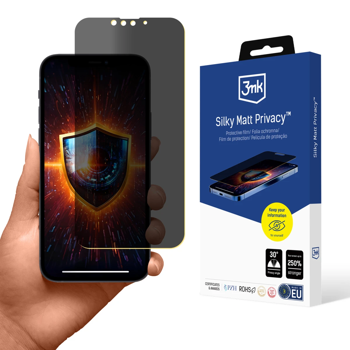 Apple iPhone 13/13 Pro - 3mk Silky Matt Privacy - usati e ricondizionati