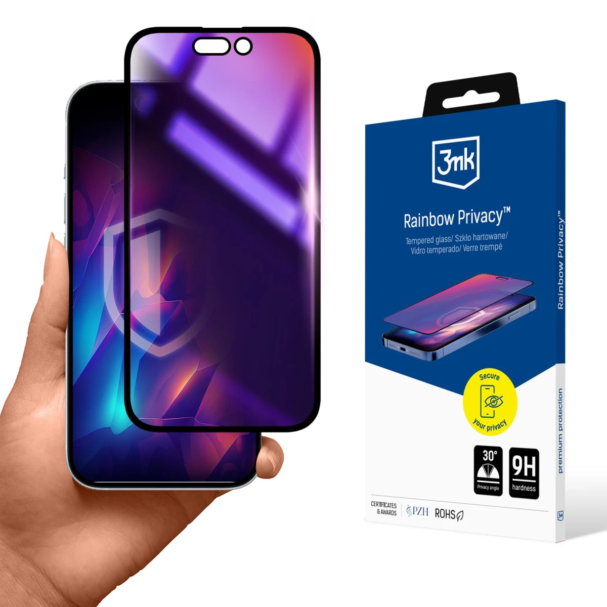 Apple iPhone 15 Pro Max - 3mk Rainbow Privacy - usati e ricondizionati