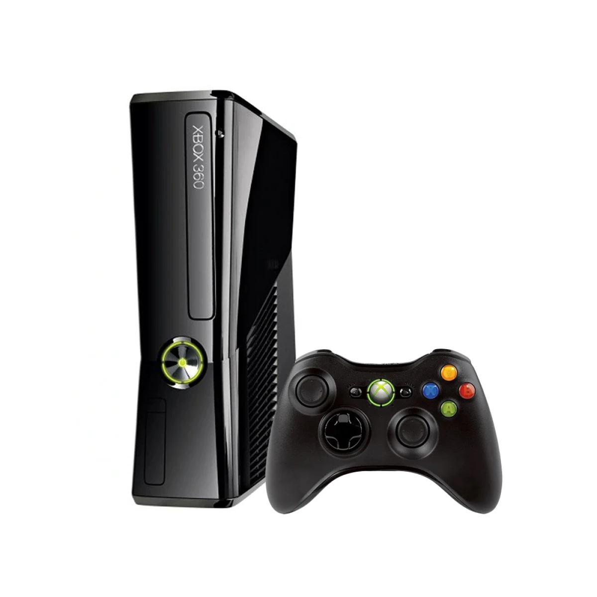 Microsoft Xbox 360 Slim 320GB Black – 1 controller
