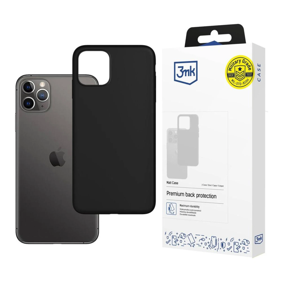 Apple iPhone 11 Pro Max - 3mk Matt Case - used and refurbished