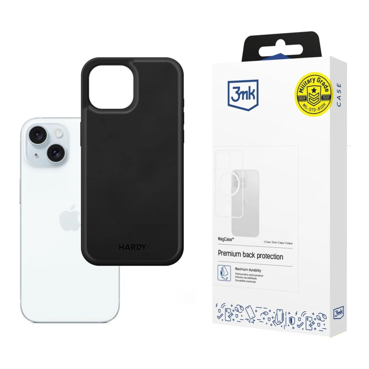 Apple iPhone 15 - 3mk Hardy Apple Silky Leather MagCase - używane i odnowione