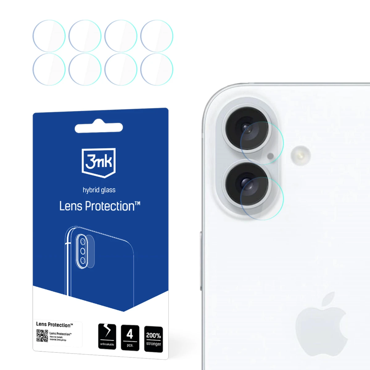 Apple iPhone 16 Plus - 3mk Lens Protection - gebraucht und refurbished