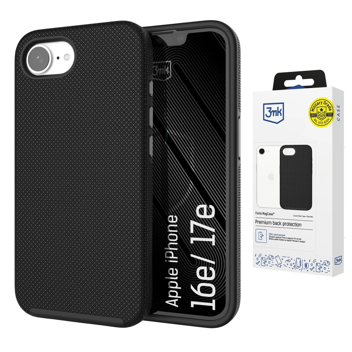 Apple iPhone 16E/ iPhone 17E - 3mk Fortis MagCase - usati e ricondizionati
