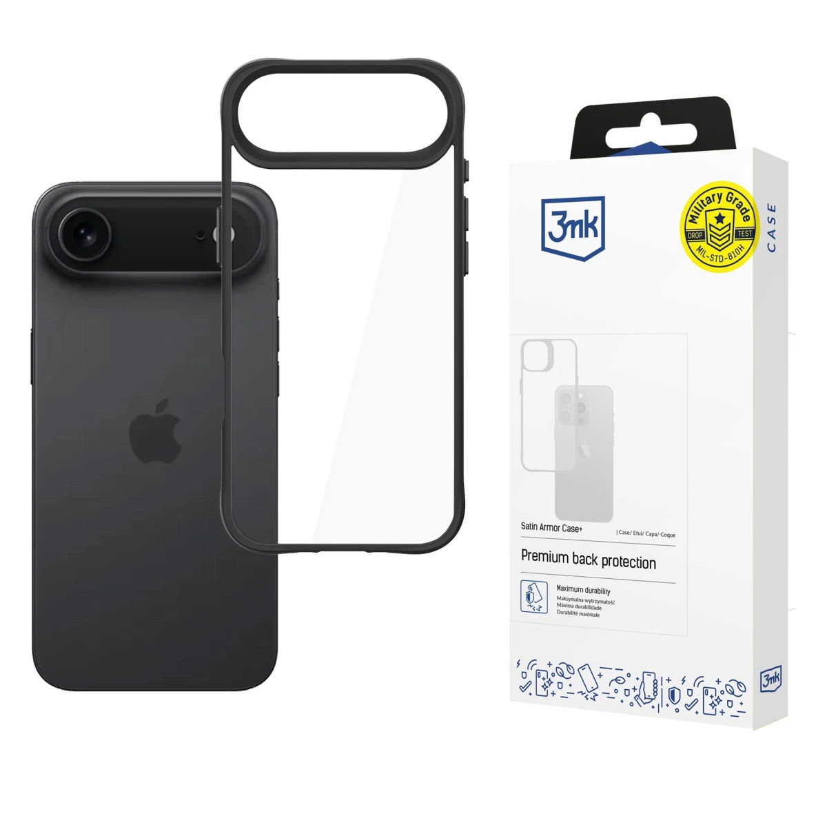 Apple iPhone Air - 3mk Satin Armor Case+ - usati e ricondizionati