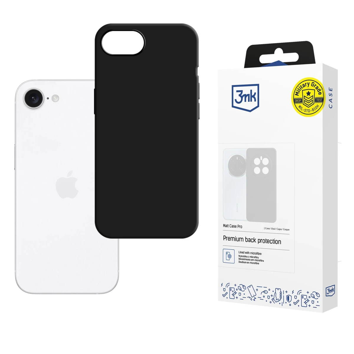 Apple iPhone 16E/ iPhone 17E - 3mk Matt Case Pro - gebraucht und refurbished