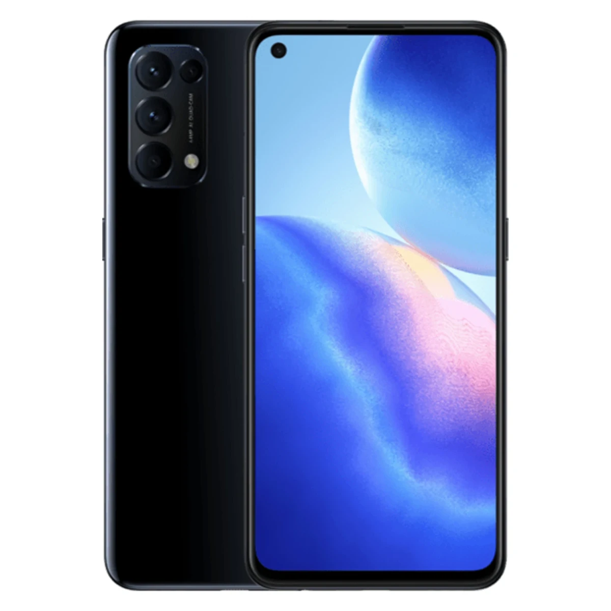 Oppo Reno 5G 128GB Black - Refurbished Smartphone with Warranty