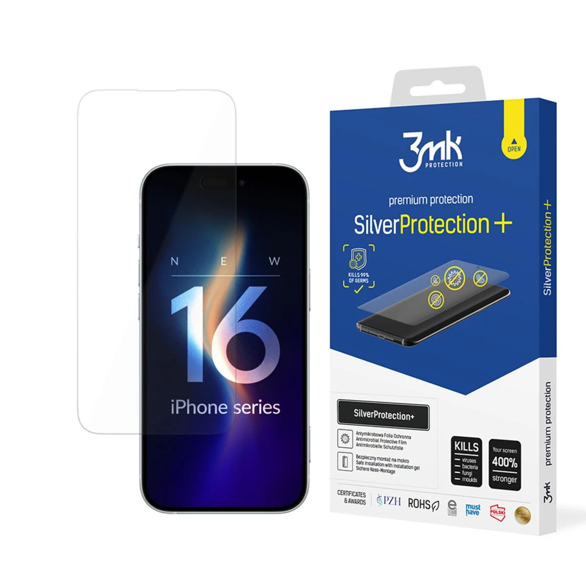 Apple iPhone 16 Pro - 3mk SilverProtection+ - usati e ricondizionati