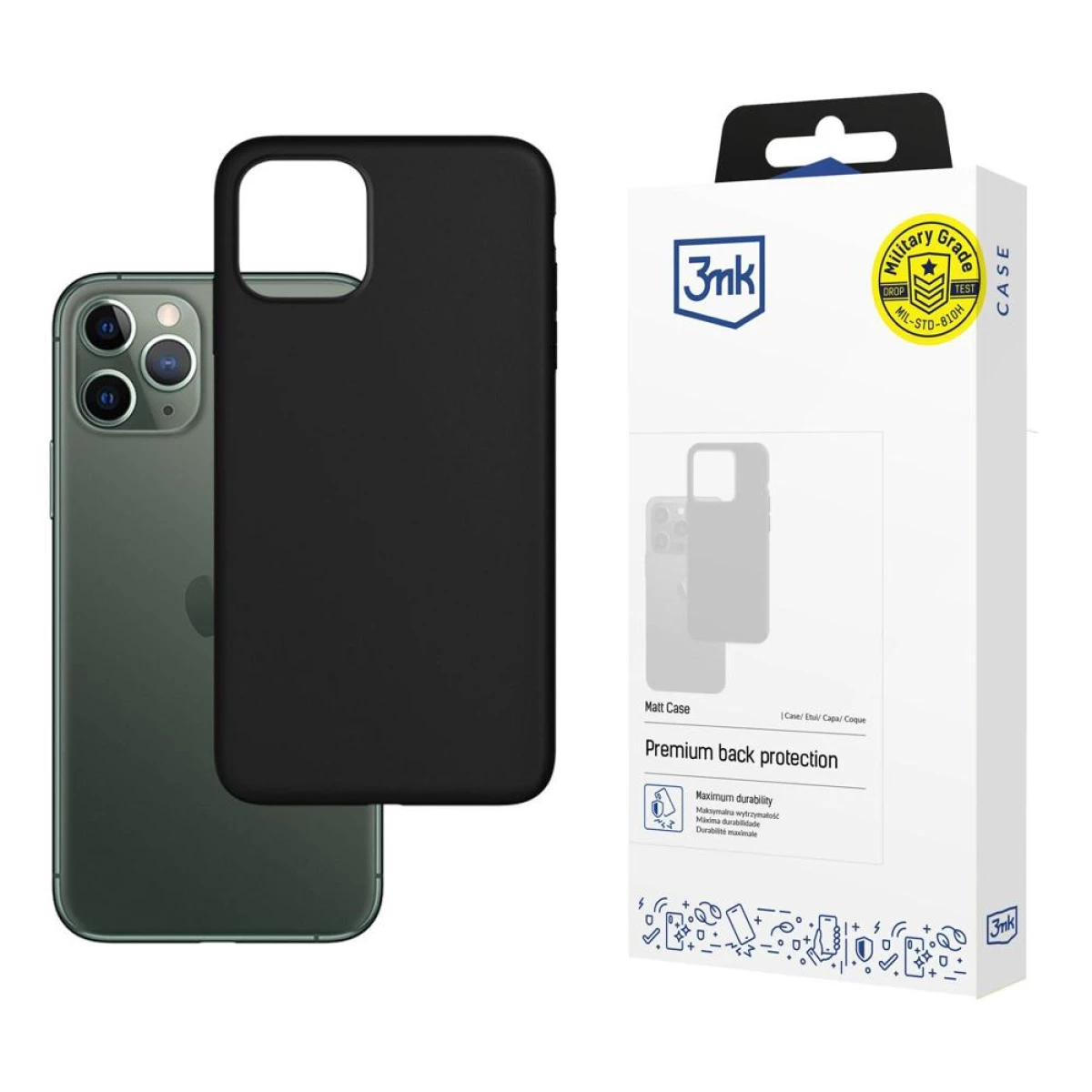 Apple iPhone 12/12 Pro - 3mk Matt Case - używane i odnowione