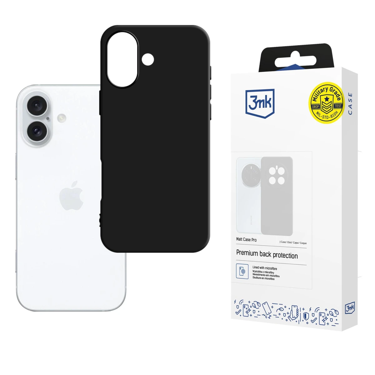 Apple iPhone 16 - 3mk Matt Case Pro - gebraucht und refurbished