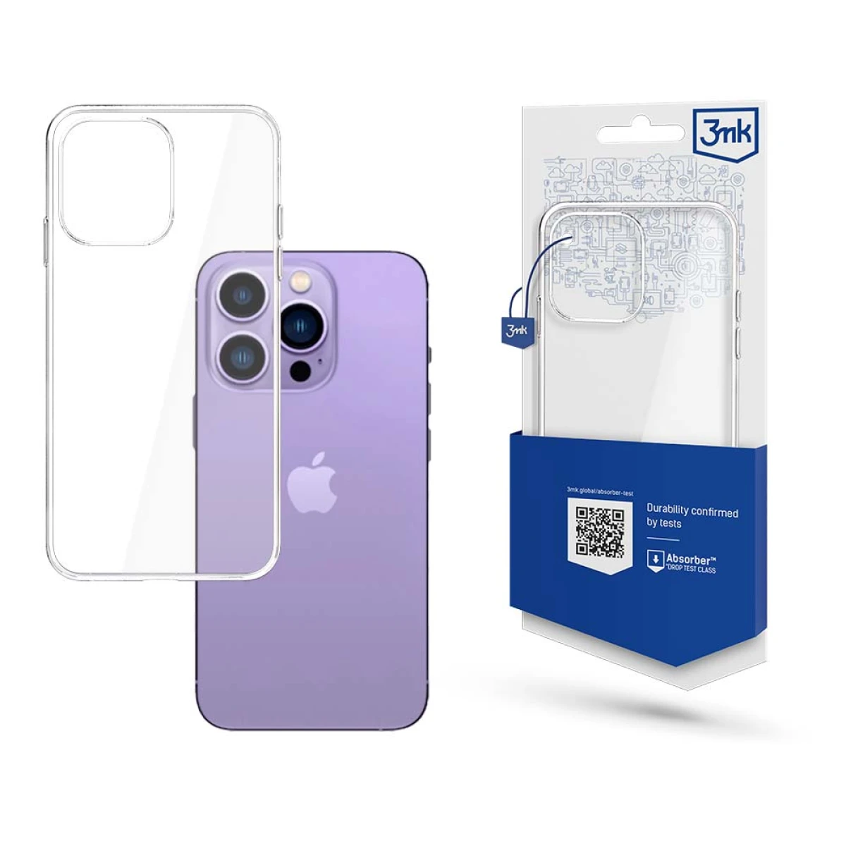 Apple iPhone 14 Pro Max - 3mk Clear Case - used and refurbished