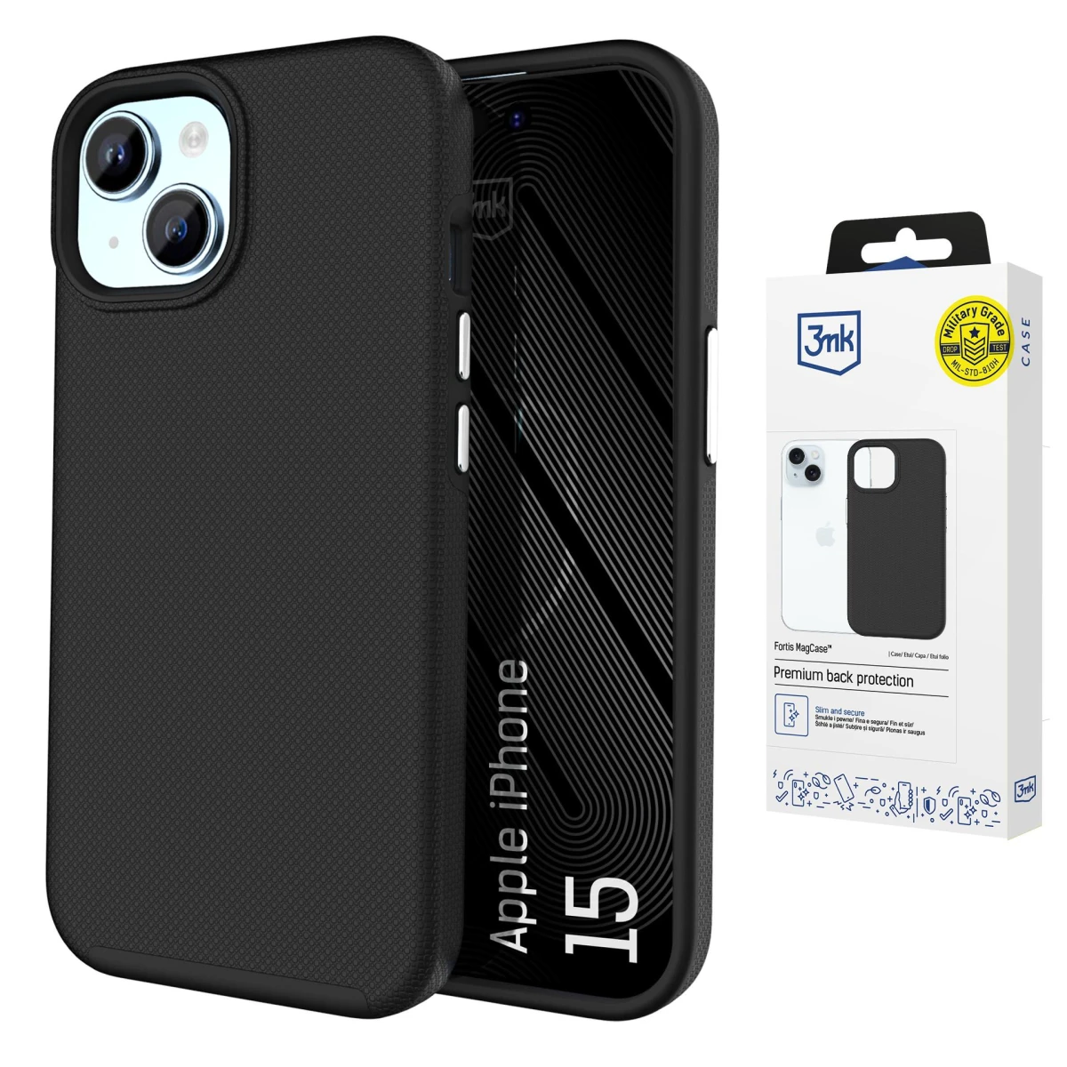 Apple iPhone 15 - 3mk Fortis MagCase - usati e ricondizionati