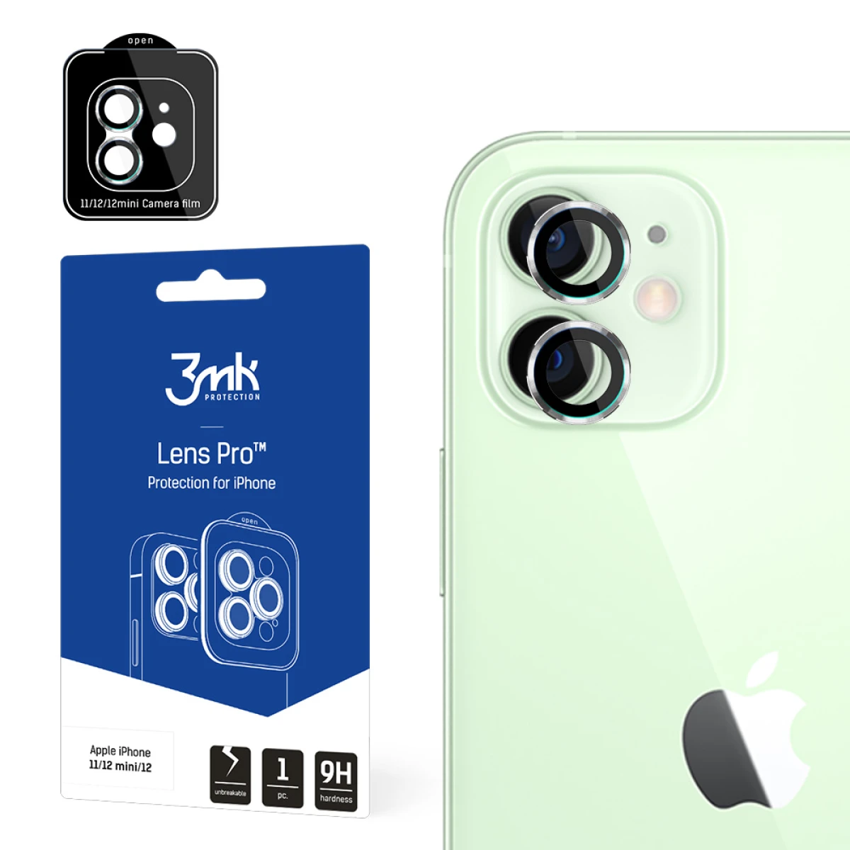 Apple iPhone 11/12 mini/12 - 3mk Lens Protection Pro Silver - usati e ricondizionati