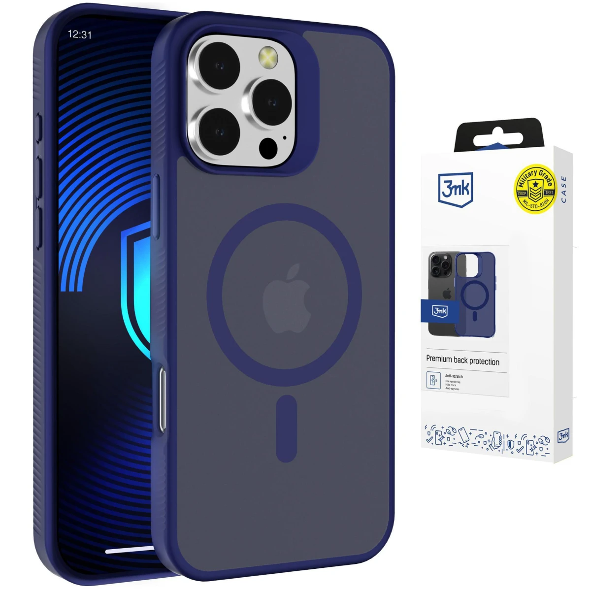 Apple iPhone 16 Pro Max - 3mk Smoke MagCase Blue - usati e ricondizionati