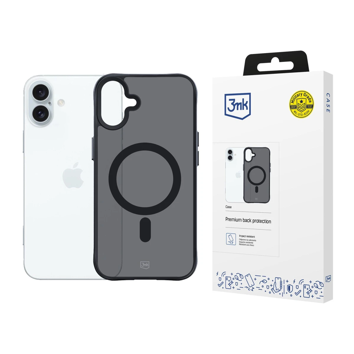 Apple iPhone 16 Plus - 3mk Smoke MagCase - usados y reacondicionados