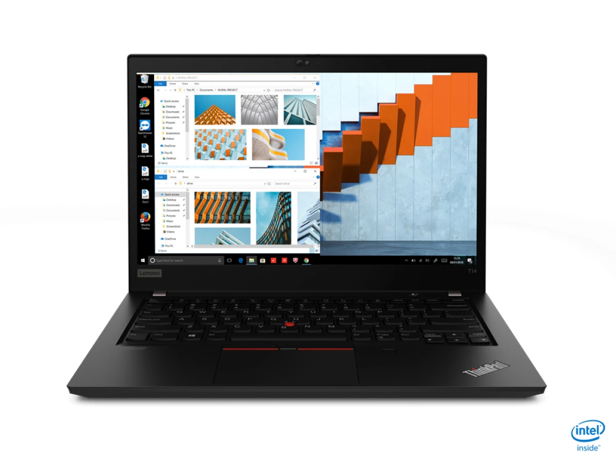 Lenovo ThinkPad T14 Gen 1 14″ Ryzen 7 PRO 1.7 GHz - SSD 1 TB - 8 GB - Win 11 Pro - QWERTY (CZ) - Schwarz