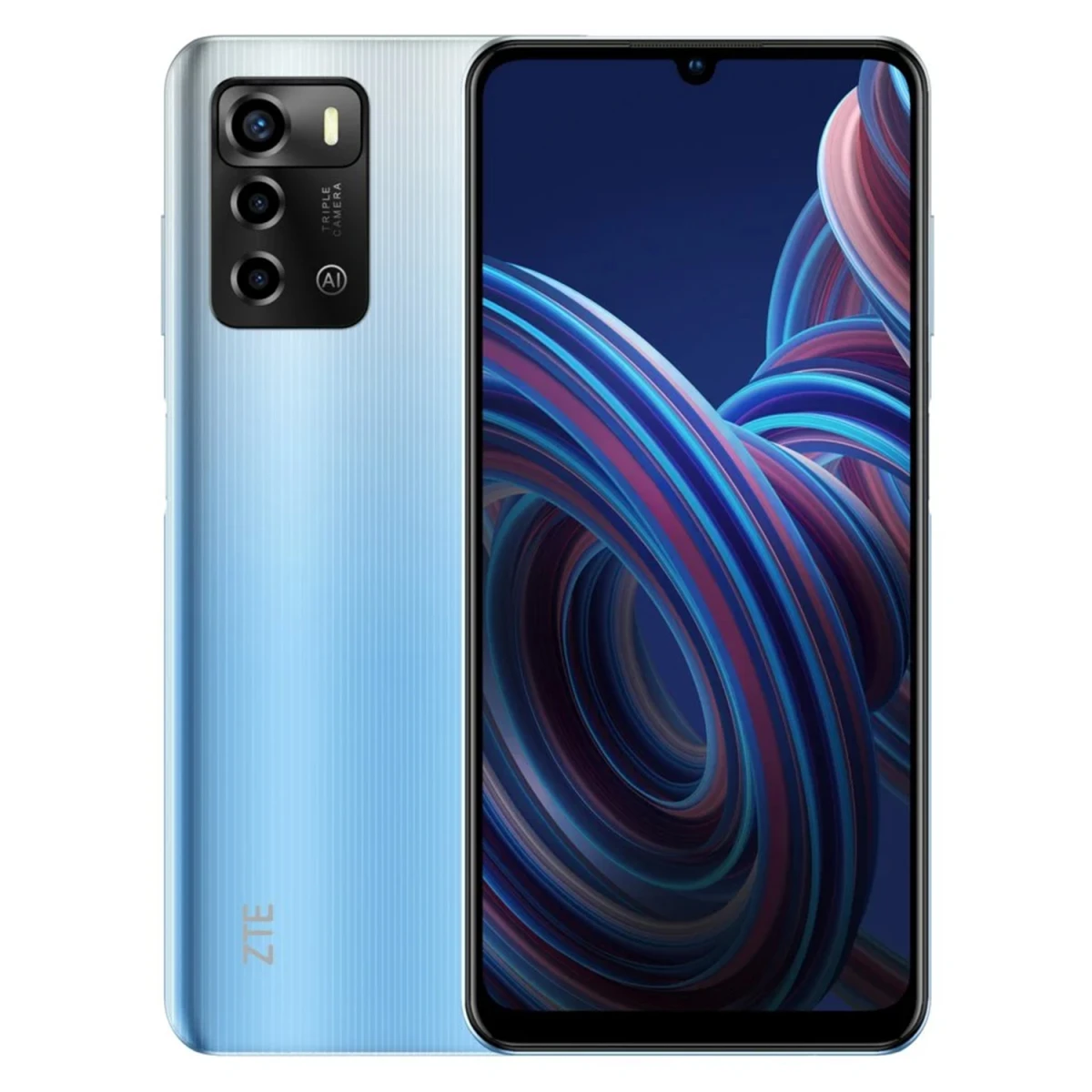 ZTE Blade A72 64GB Sininen - käytetyt ja kunnostetut