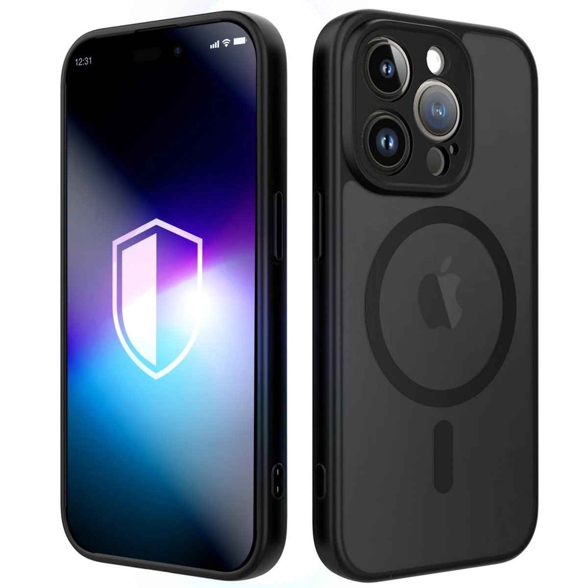 Apple iPhone 15 Pro Max - 3mk Misty MagCase Black - usati e ricondizionati