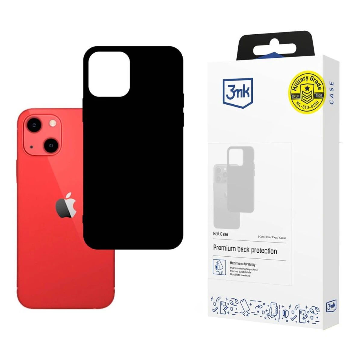 Apple iPhone 13 Mini - 3mk Matt Case - używane i odnowione