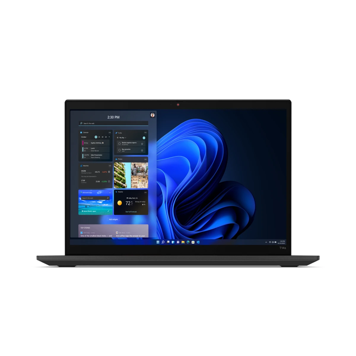 Lenovo ThinkPad T14S Gen 2A 14" Ryzen 7 Pro 1.9 GHz - SSD 256 GB - 16 GB - Win 11 Pro - Pantalla táctil - Negro