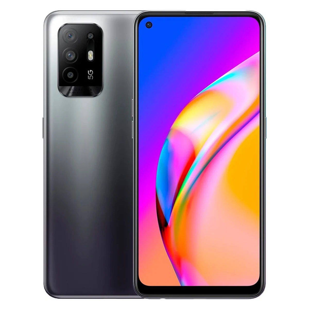 Oppo Reno 5 Z 5G 128GB Black - Refurbished Smartphone with