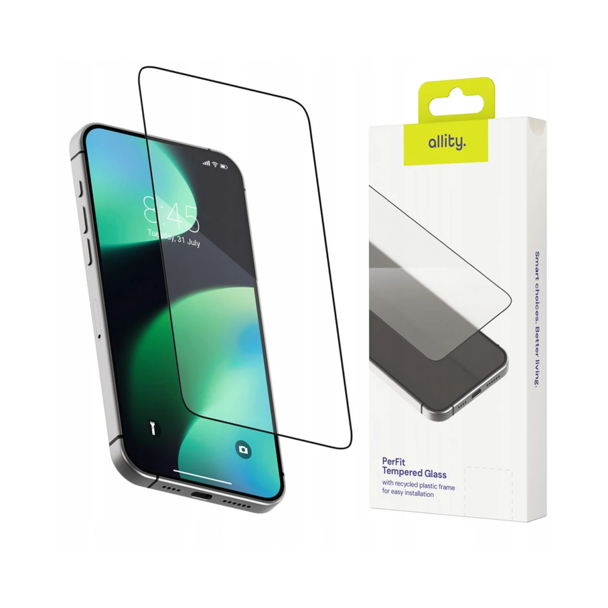 Allity szkło hartowane PerFit do iPhone 15 Pro Max - używane i odnowione