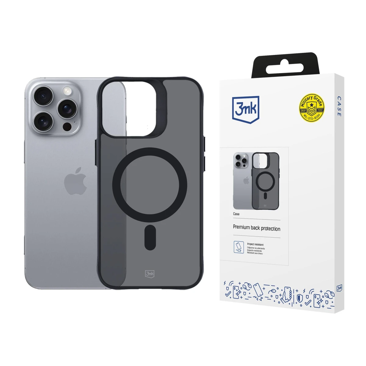 Apple iPhone 16 Pro Max - 3mk Smoke MagCase - gebraucht und refurbished