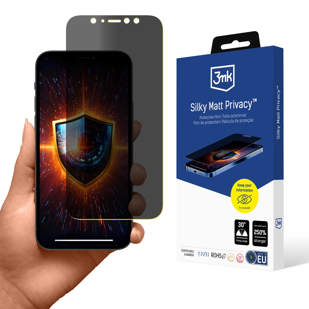Apple iPhone 12 Mini - 3mk Silky Matt Privacy - usati e ricondizionati