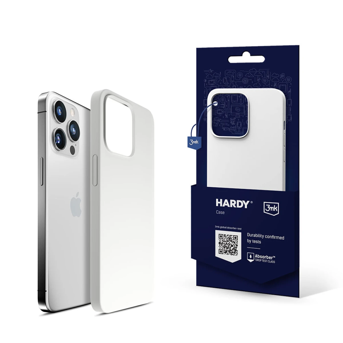 Apple iPhone 14 Pro Max - 3mk Hardy Silicone MagCase White - używane i odnowione