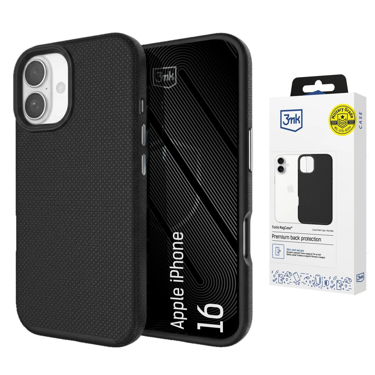 Apple iPhone 16 - 3mk Fortis MagCase - usati e ricondizionati