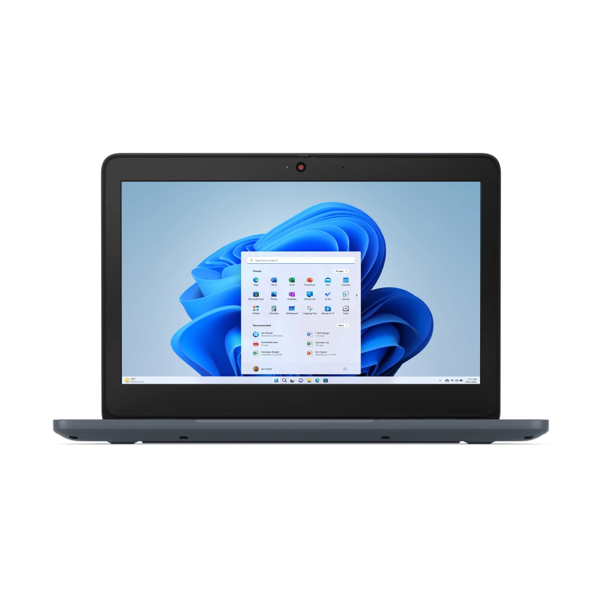 Lenovo 100w Gen 5 11.6″ Intel N150 3.6 GHz - 128 GB - 8 GB - Windows 11 Pro - QWERTY (stickers) - Grey
