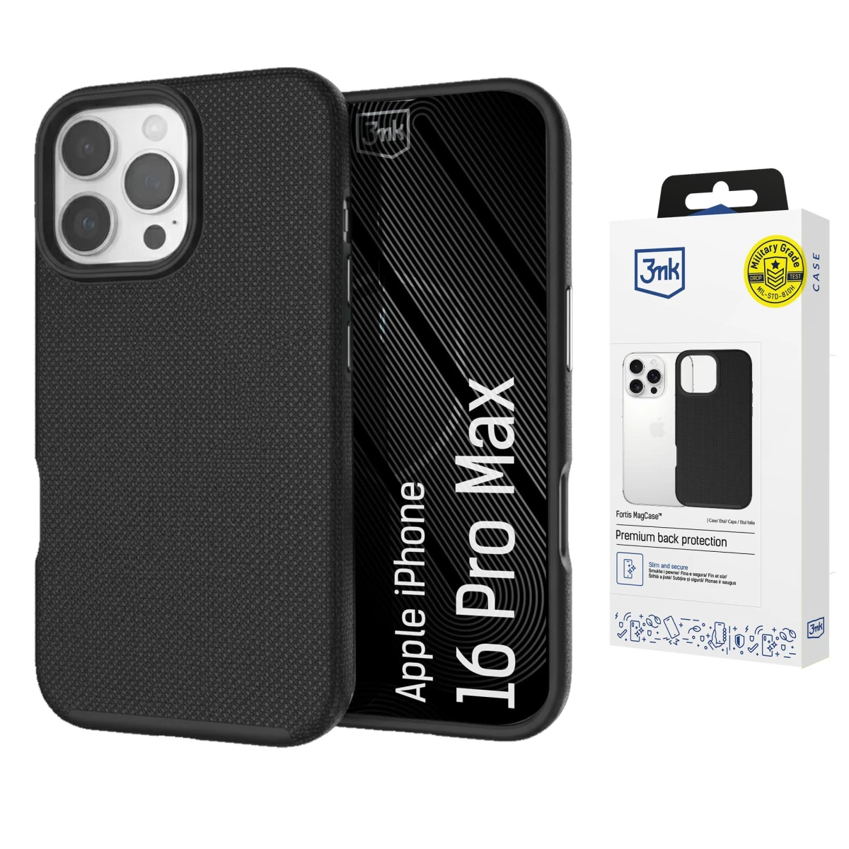 Apple iPhone 16 Pro Max - 3mk Fortis MagCase - usati e ricondizionati