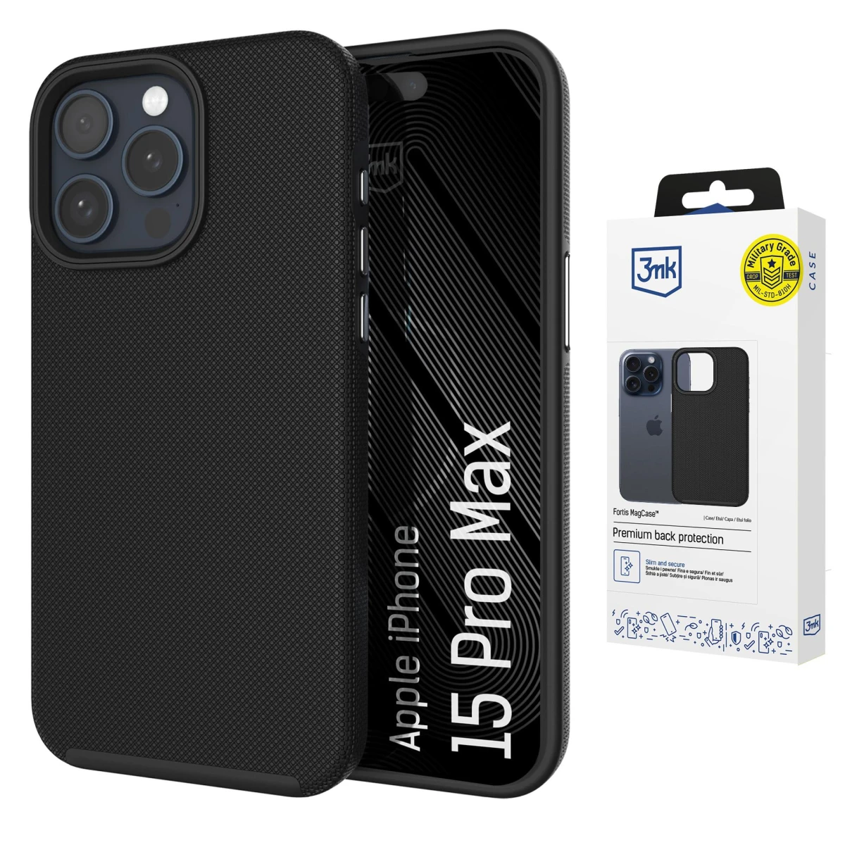 Apple iPhone 15 Pro Max - 3mk Fortis MagCase - usados y reacondicionados