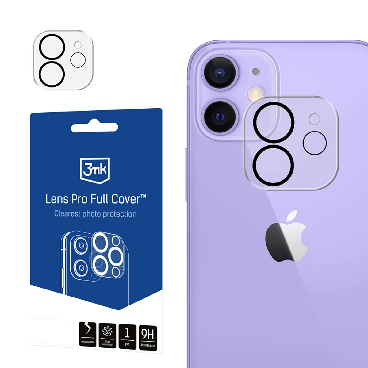 Apple iPhone 11/12 mini - 3mk Lens Pro Full Cover - usati e ricondizionati