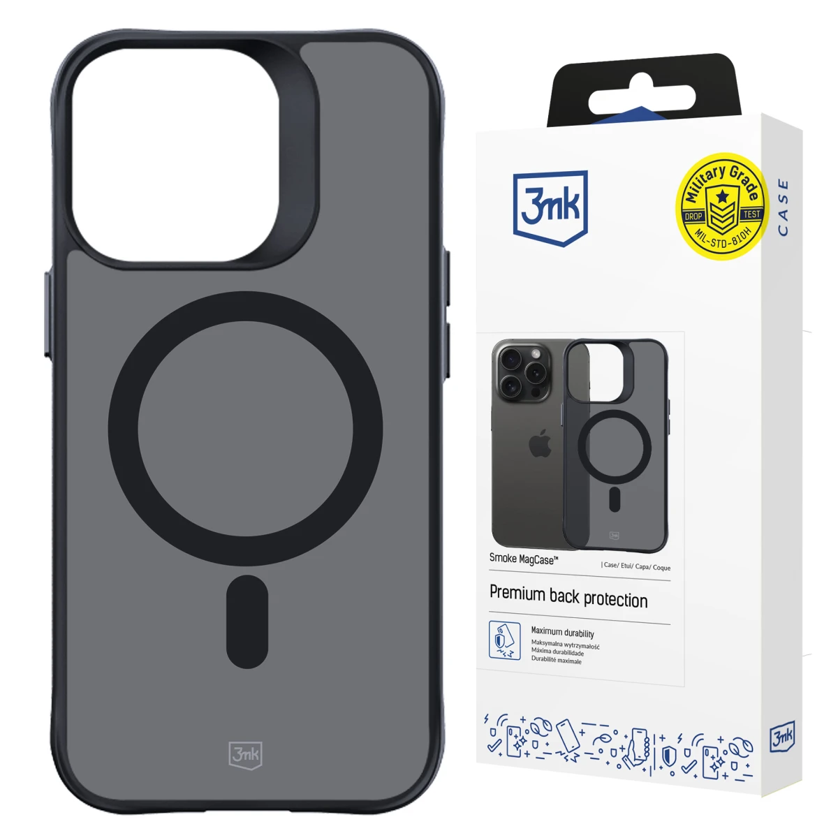 Apple iPhone 14 Pro Max - 3mk Smoke MagCase - used and refurbished