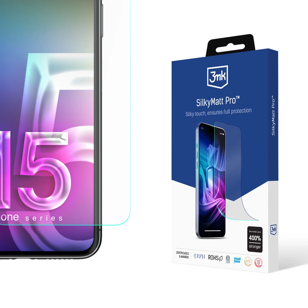 Apple iPhone 15 Pro - 3mk Silky Matt Pro - używane i odnowione