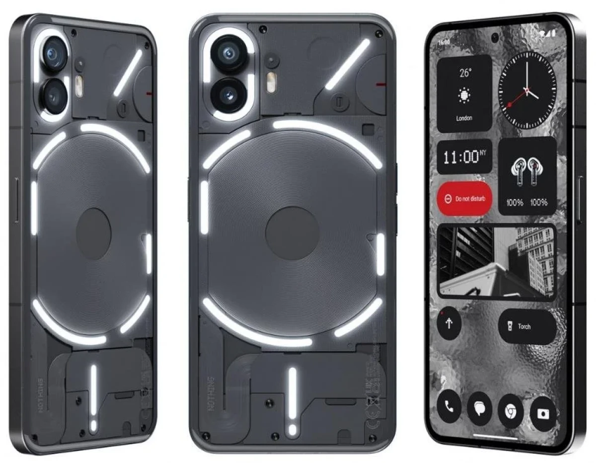 Nothing Phone (2) 256GB Grigio - usati e ricondizionati
