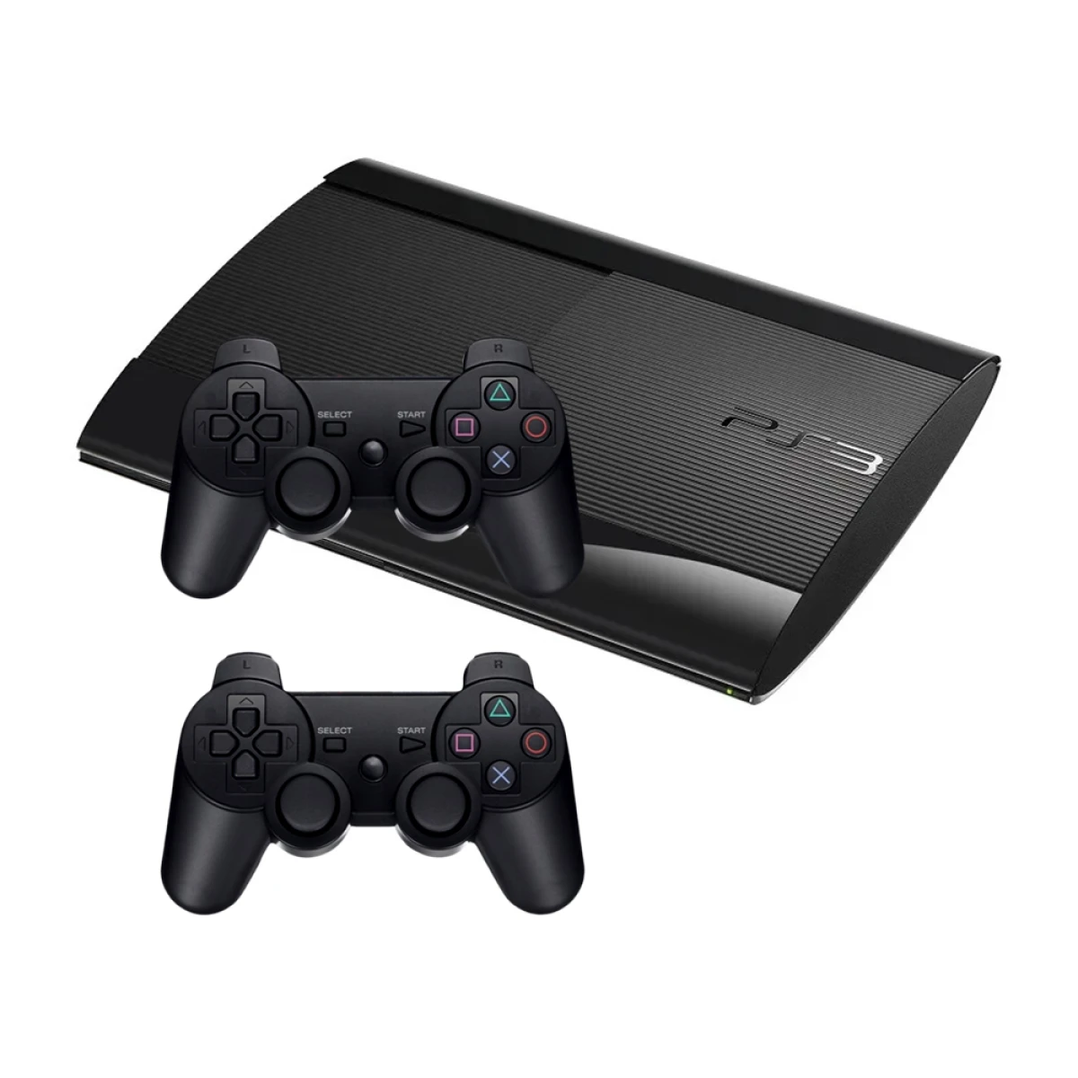 Sony PlayStation 3 Super Slim (PS3 Super Slim) 12 Go Blanc – 2 manettes