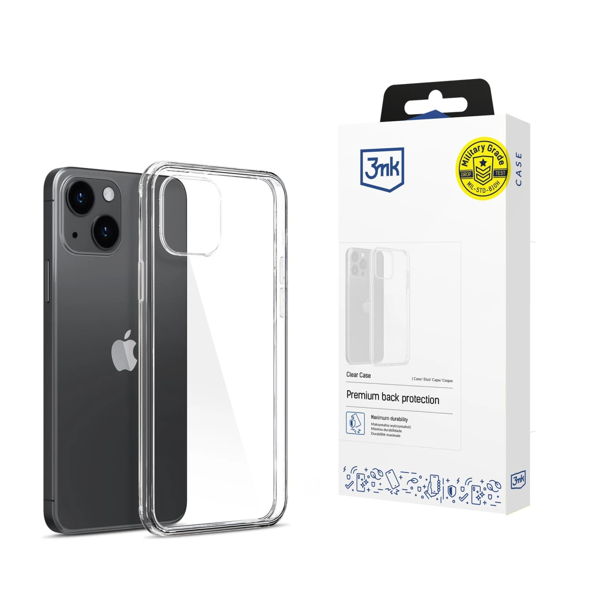 Apple iPhone 15 Plus - 3mk Clear Case - used and refurbished