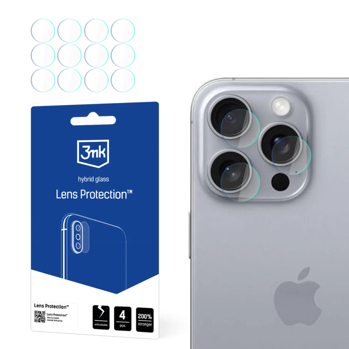 Apple iPhone 16 Pro - 3mk Lens Protection - gebraucht und refurbished