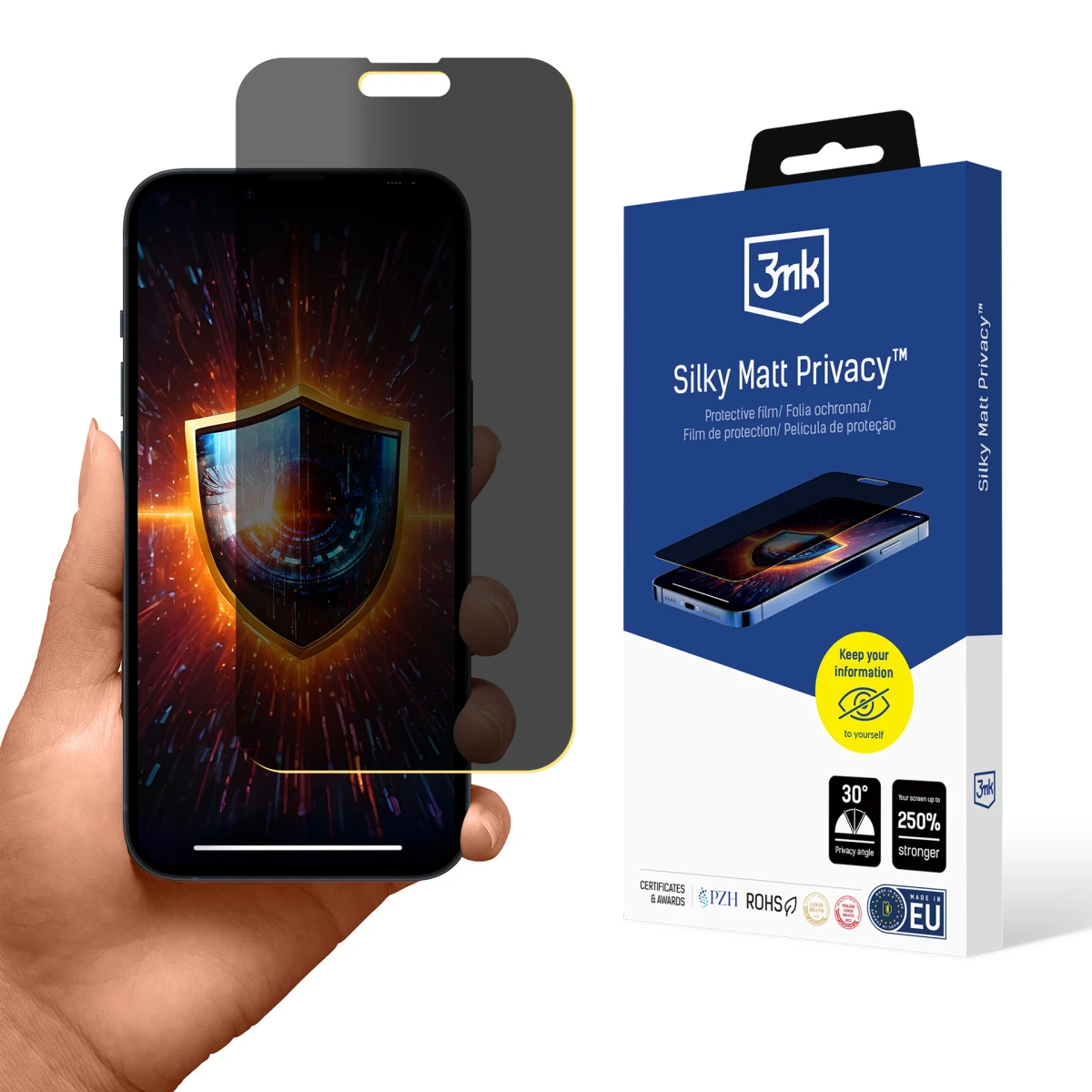 Apple iPhone 14 Pro Max - 3mk Silky Matt Privacy - usati e ricondizionati