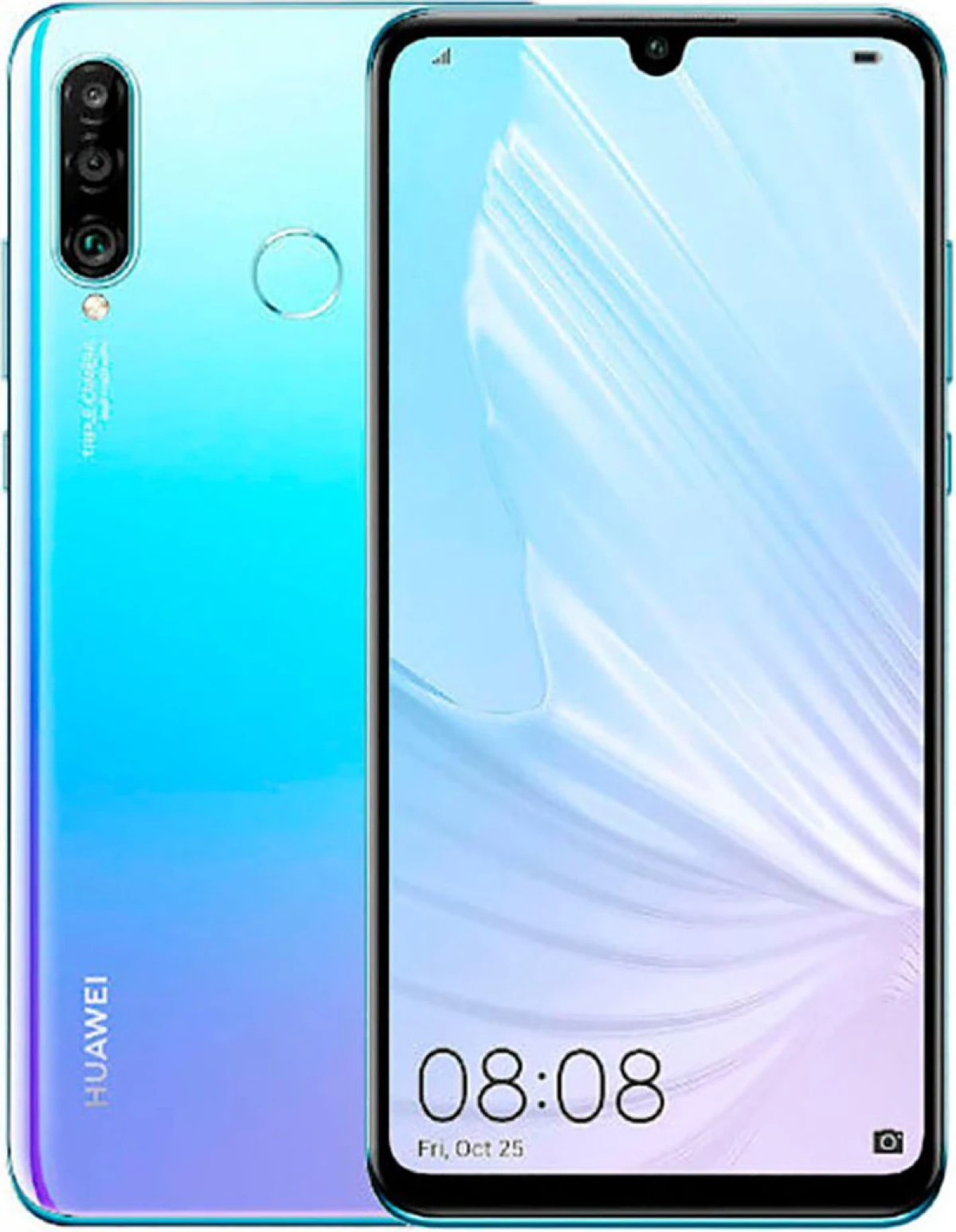 Huawei P30 Lite New Edition 6/256GB Weiß-Blau