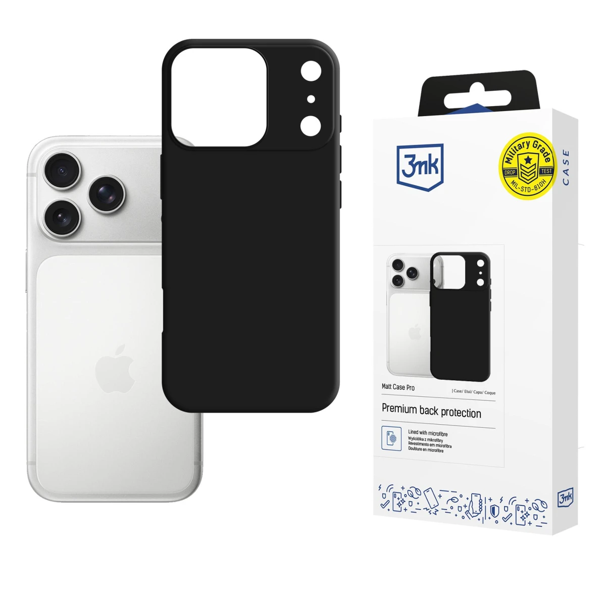 Apple iPhone 17 Pro/ 18 Pro - 3mk Matt Case Pro - gebraucht und refurbished