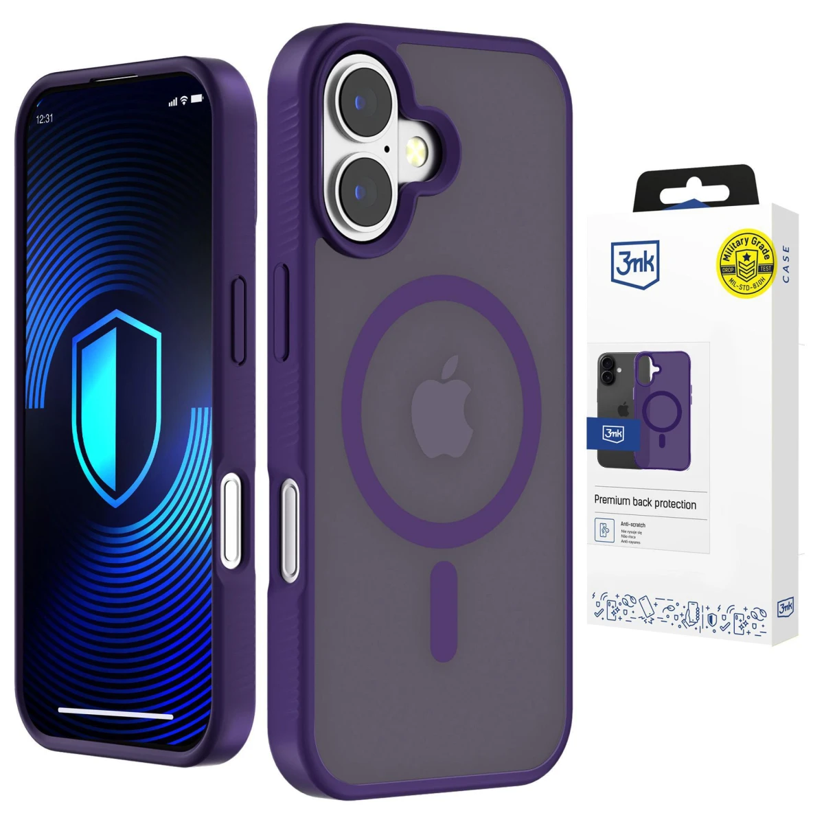 Apple iPhone 16 - 3mk Smoke MagCase Purple - usati e ricondizionati