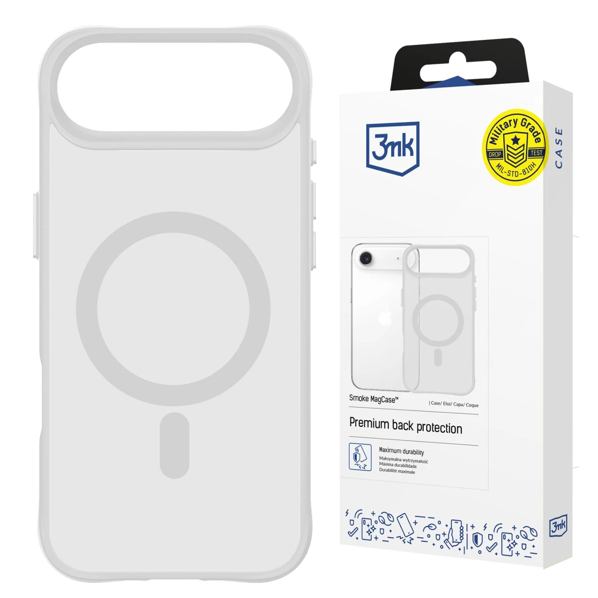 Apple iPhone Air - 3mk Smoke MagCase White - usati e ricondizionati