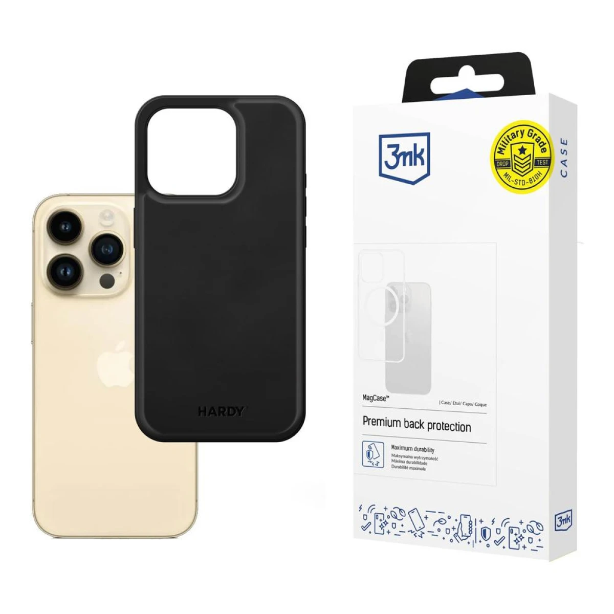 Apple iPhone 14 Pro - 3mk Hardy Apple Silky Leather MagCase - usati e ricondizionati