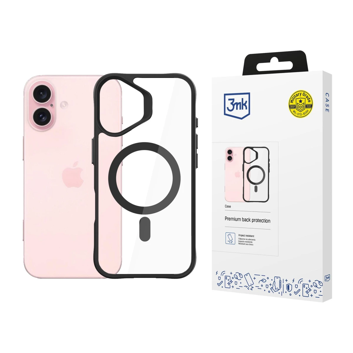 Apple iPhone 16 Plus - 3mk Satin Armor MagCase - usati e ricondizionati
