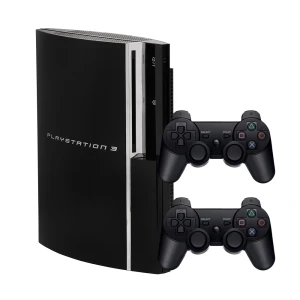 Sony PlayStation 3 Fat (PS3 Fat) 160GB Czarny – 2 pady