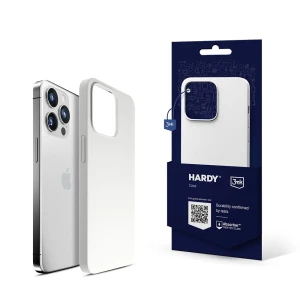 Apple iPhone 14 Pro Max - 3mk Hardy Silicone MagCase White
