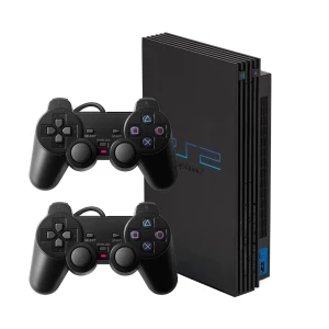 Sony PlayStation 2 (PS2 Fat) Noir – 2 manettes